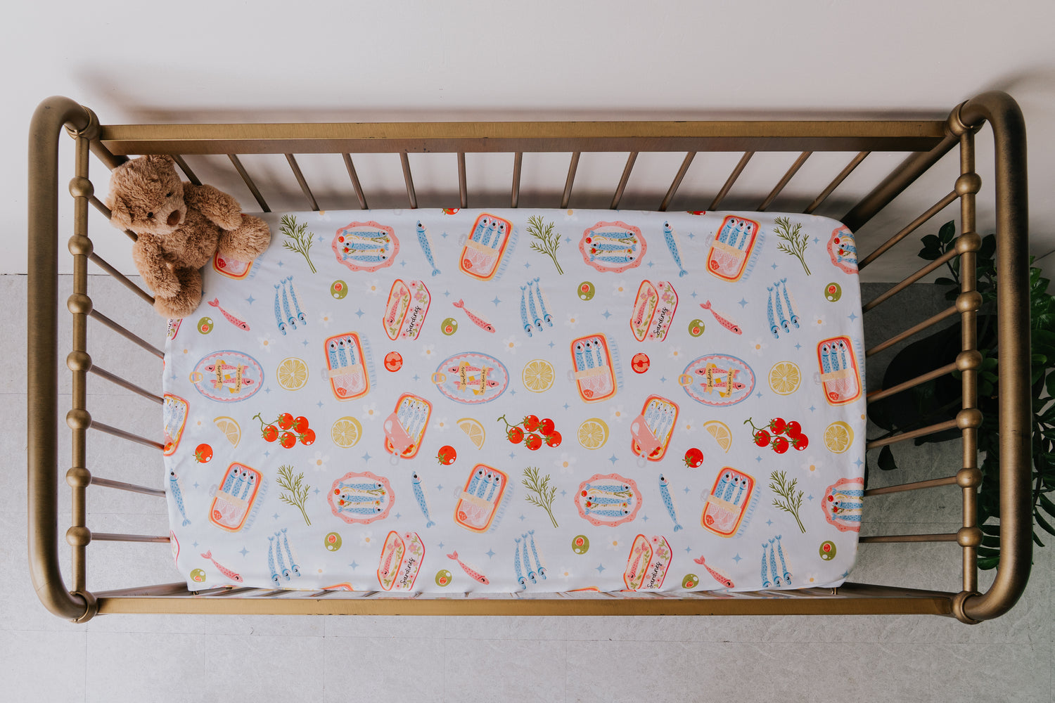 Waterproof Cot Sheet - Riviera