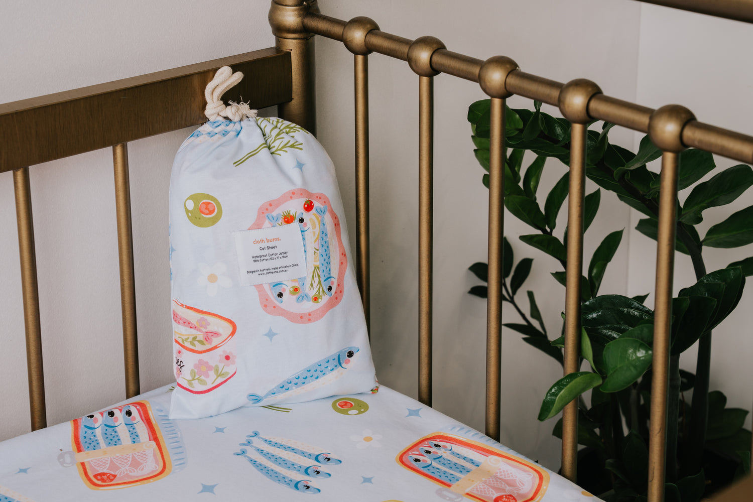 Waterproof Cot Sheet - Riviera