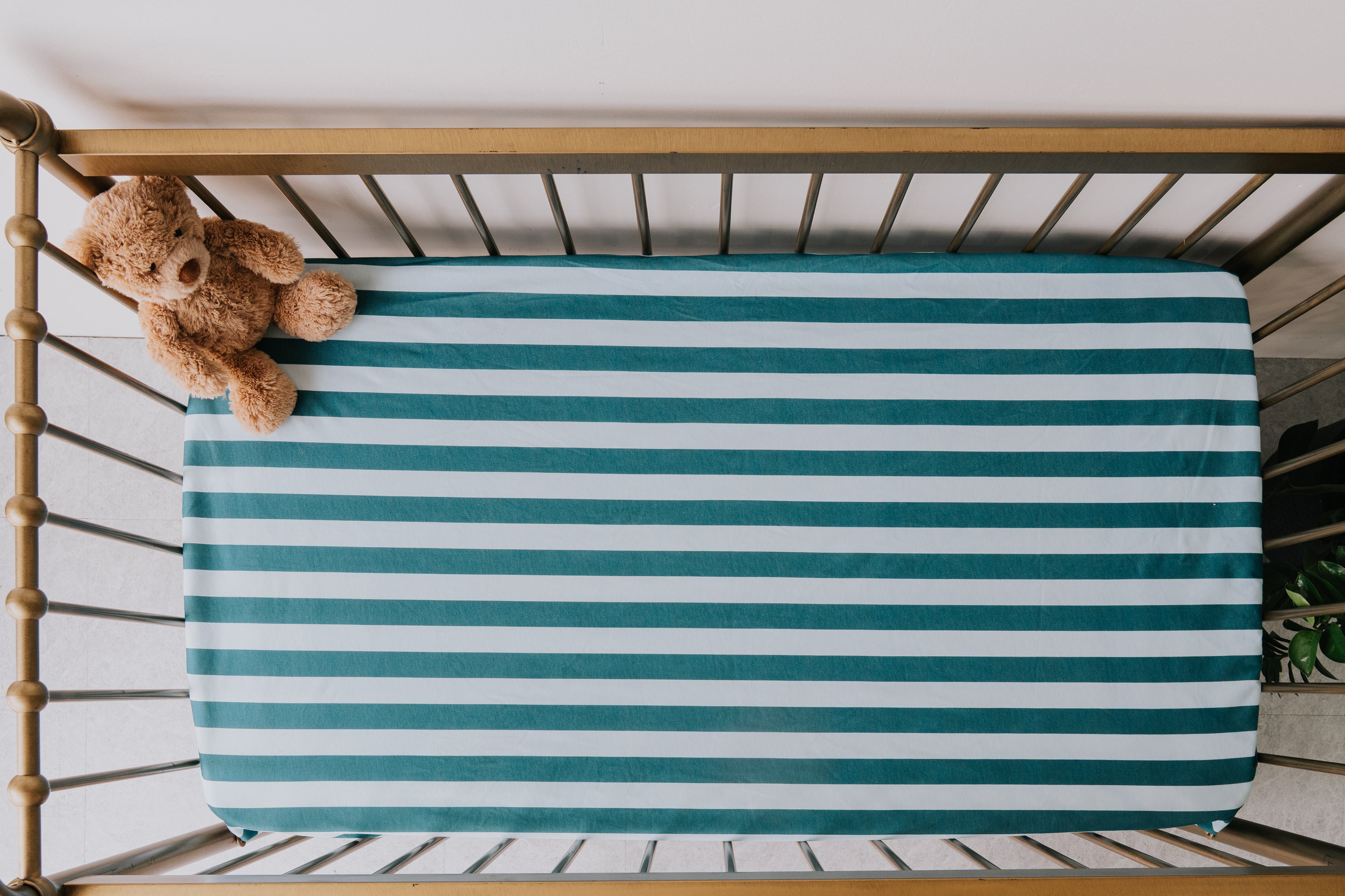 Waterproof Cot Sheet - Tide Line