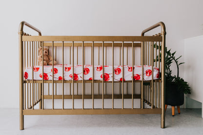 Waterproof Cot Sheet - Cherry Pop