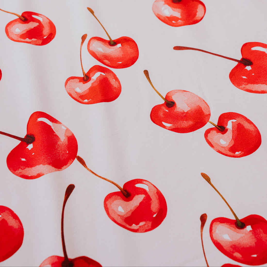 Waterproof Cot Sheet - Cherry Pop
