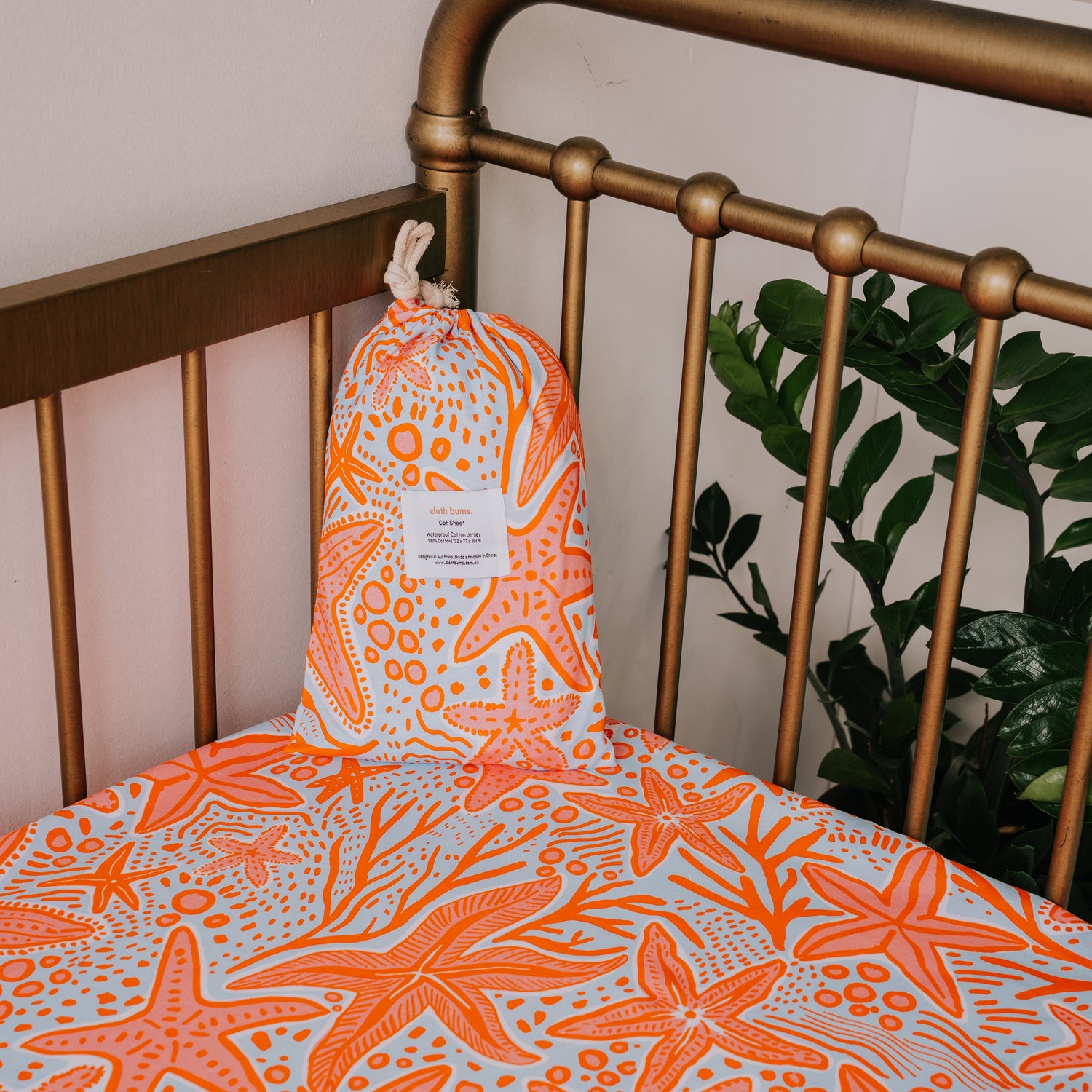 Waterproof Cot Sheet - Reef Riot