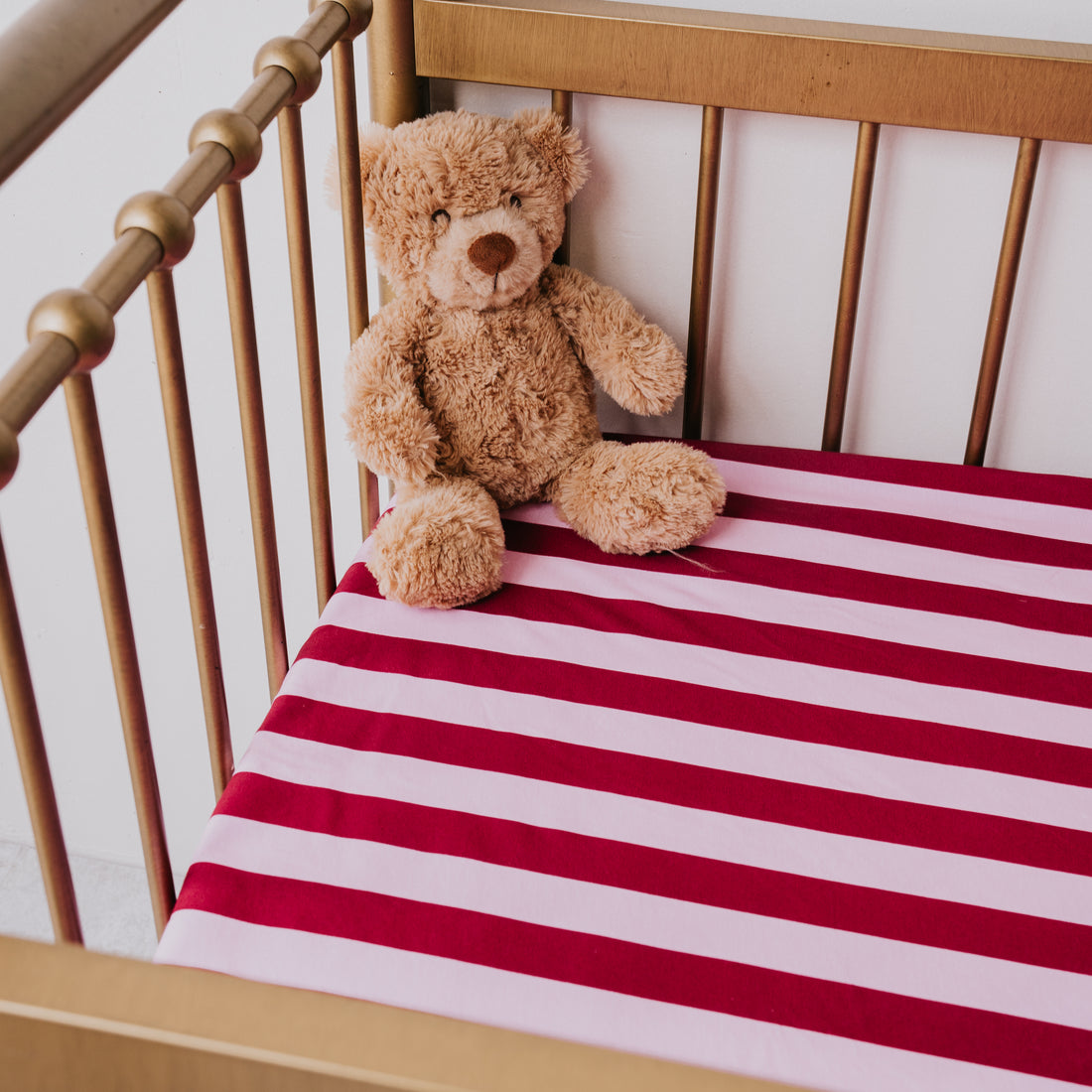 Waterproof Cot Sheet - Berry Good
