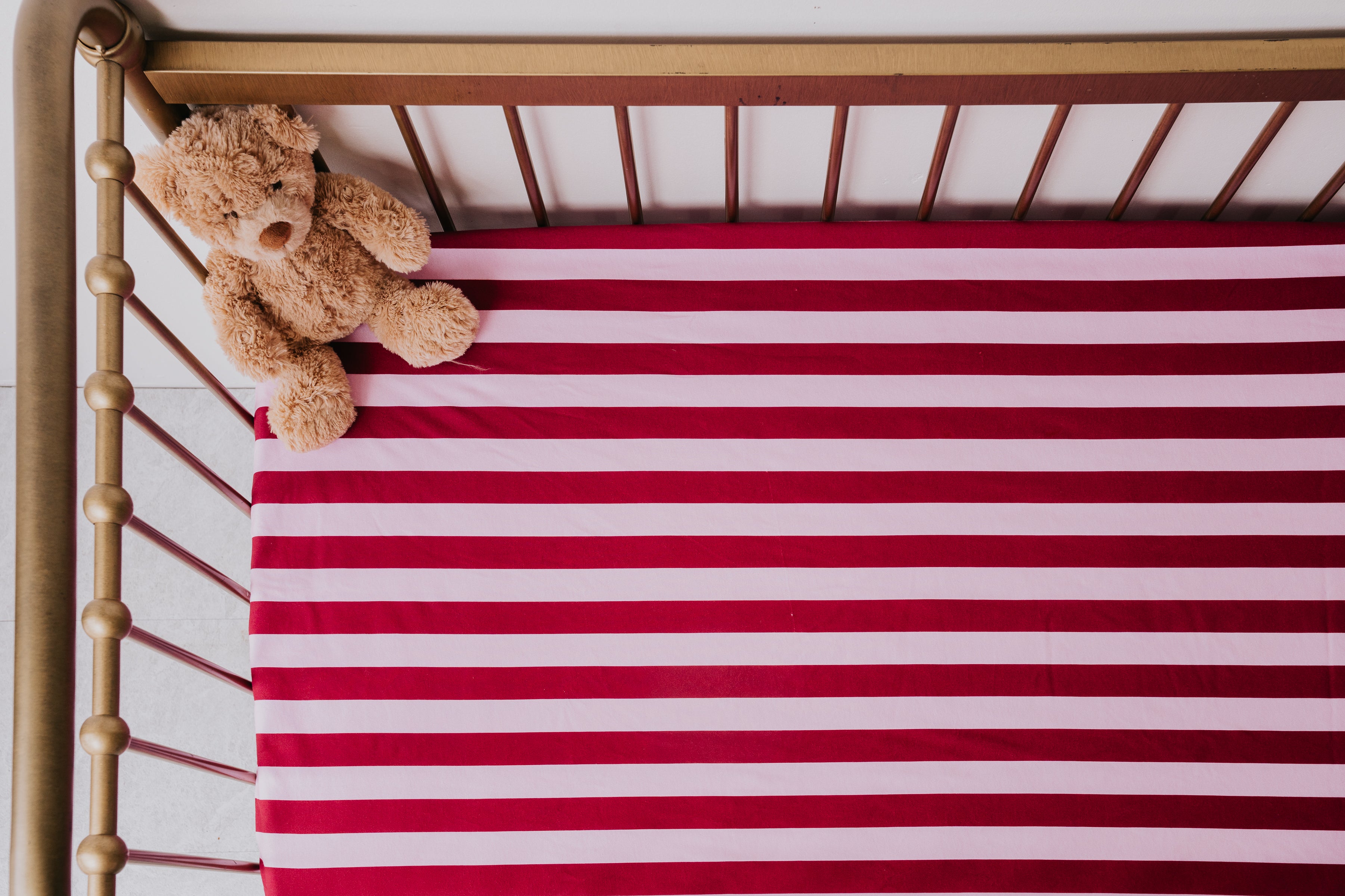 Waterproof Cot Sheet - Berry Good