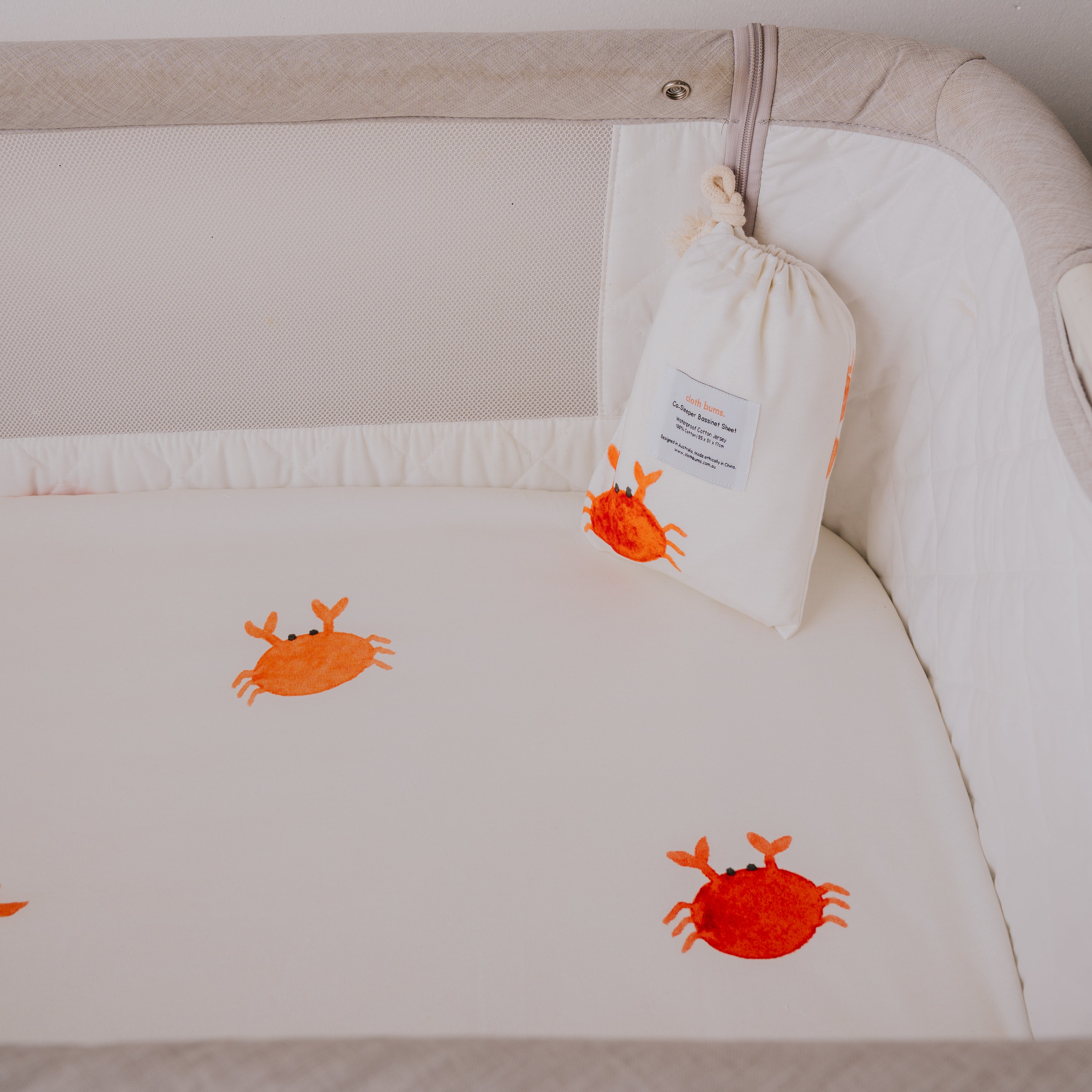 Co-Sleeper Waterproof Sheet - Crabby Pants