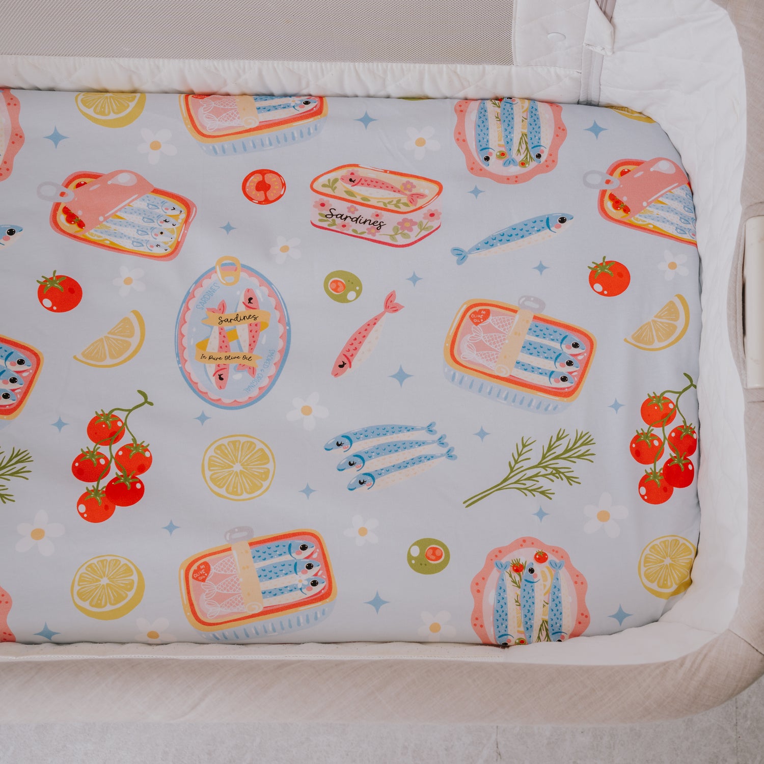 Co-Sleeper Waterproof Sheet - Riviera