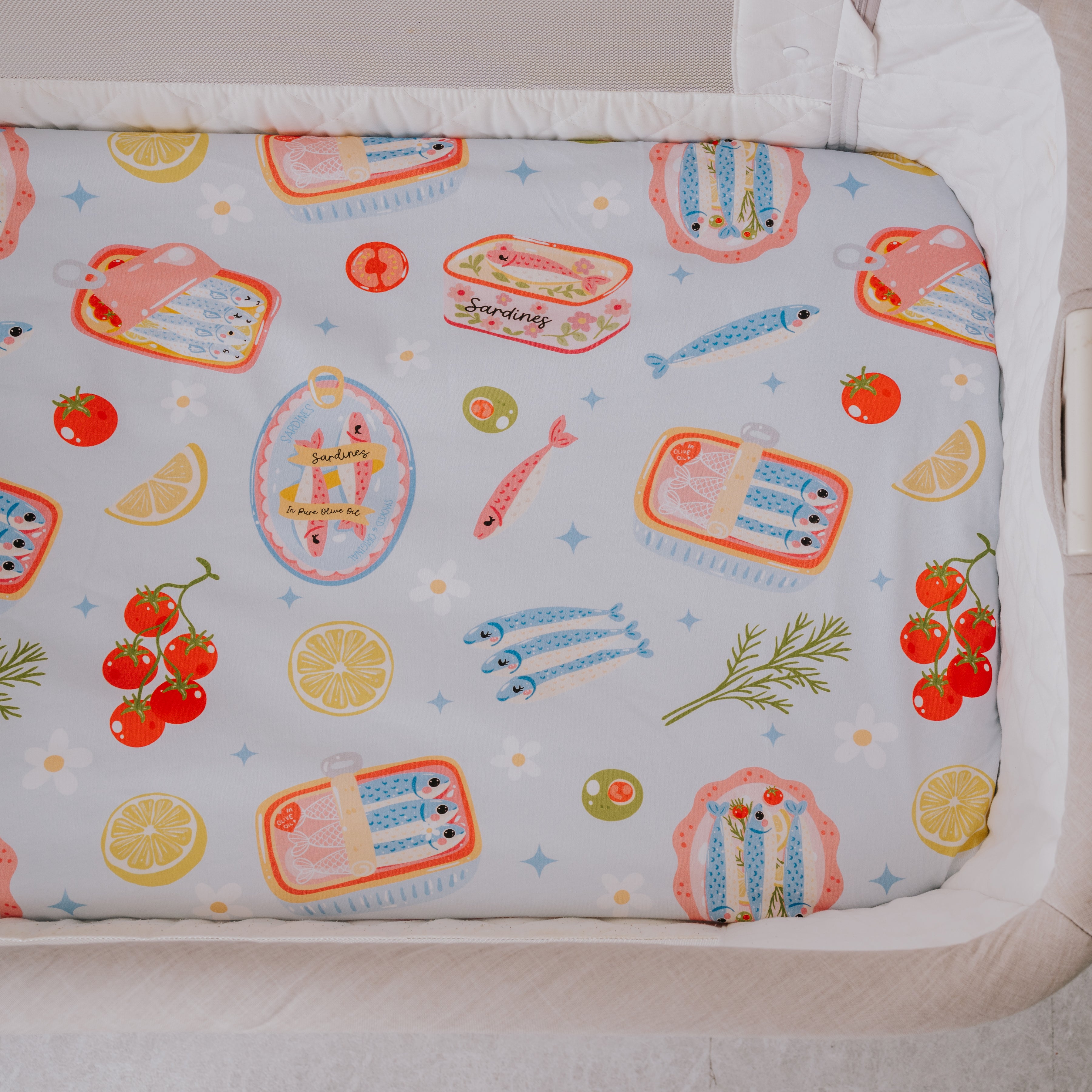 Co-Sleeper Waterproof Sheet - Riviera