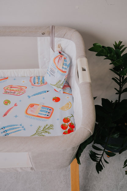 Co-Sleeper Waterproof Sheet - Riviera