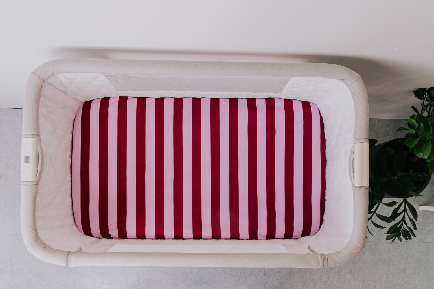 Co-Sleeper Waterproof Sheet - Berry Good