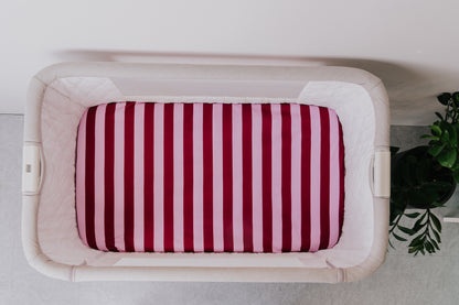 Co-Sleeper Waterproof Sheet - Berry Good