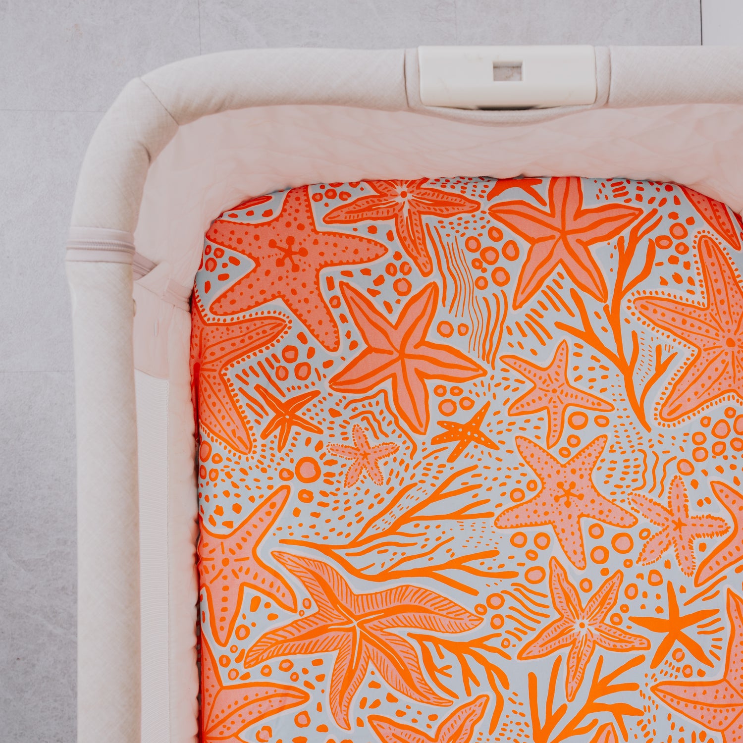 Co-Sleeper Waterproof Sheet - Reef Riot