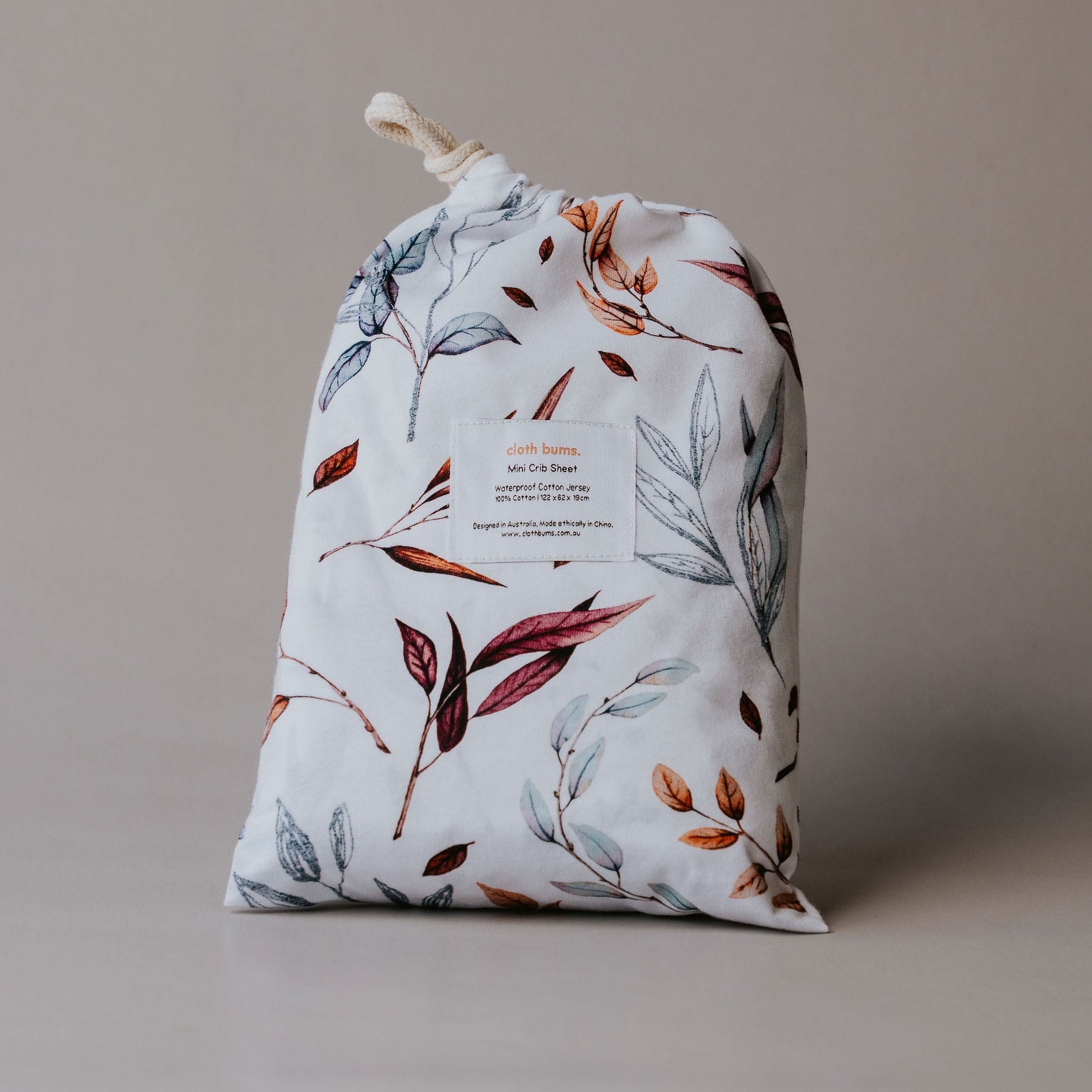 Waterproof Mini/Travel Cot Sheet - Colours of the Wind