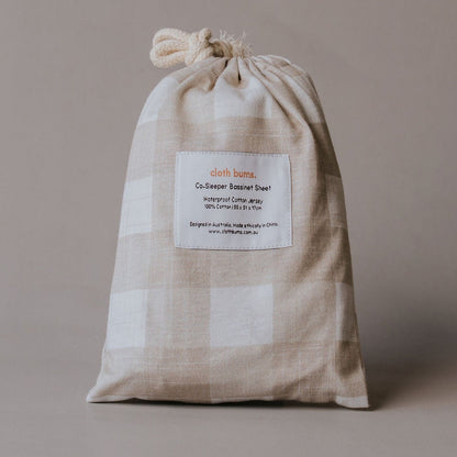 Co-Sleeper Waterproof Sheet - Champagne