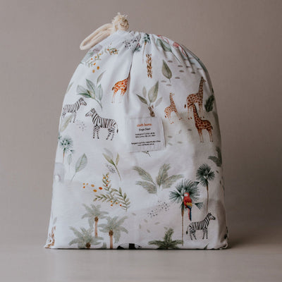 Cloth Bums Wild Ones waterproof fitted sheet on a bed