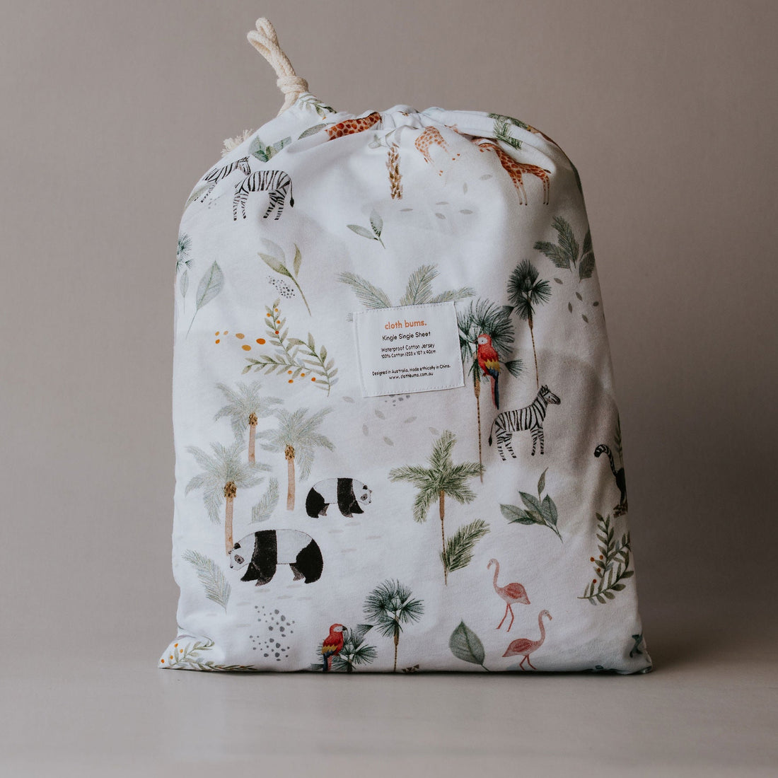 Waterproof King/Single Sheet - Wild Ones