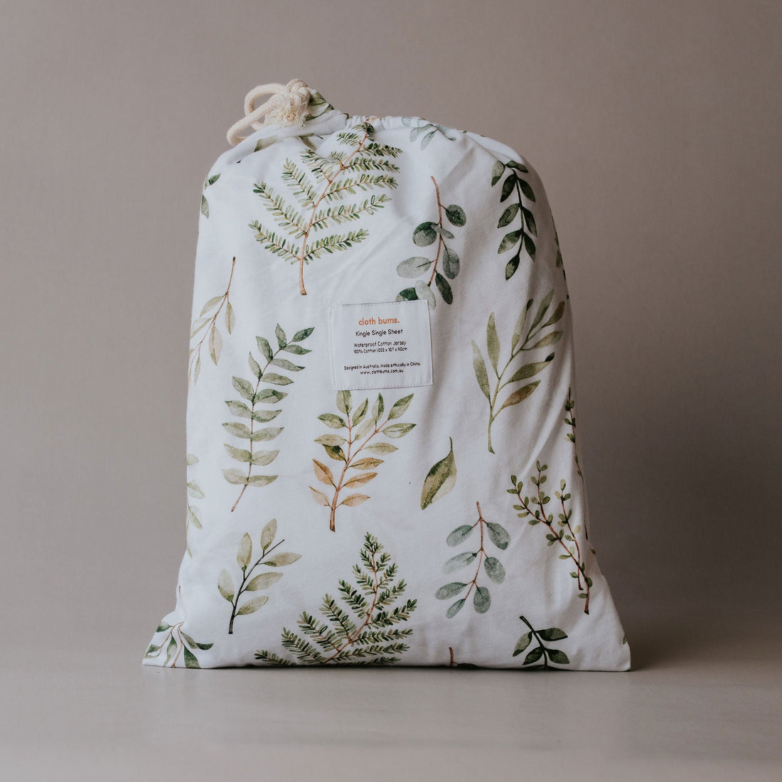 Waterproof King/Single Sheet - Fern Gully