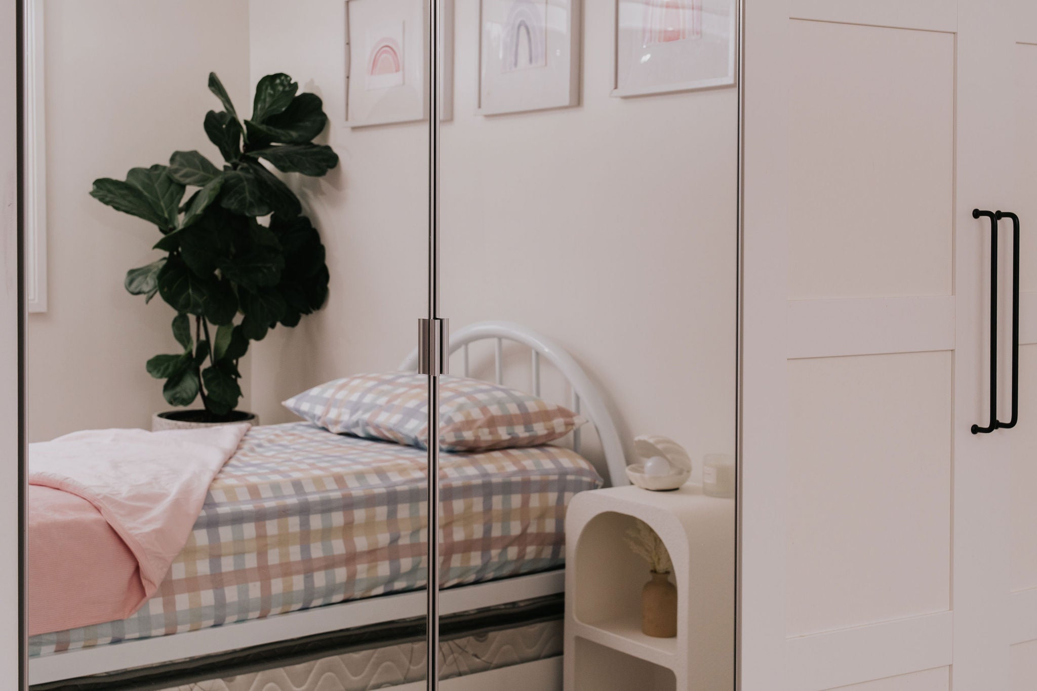 Waterproof Fitted Sheet in Single or King Single - Checkpoint