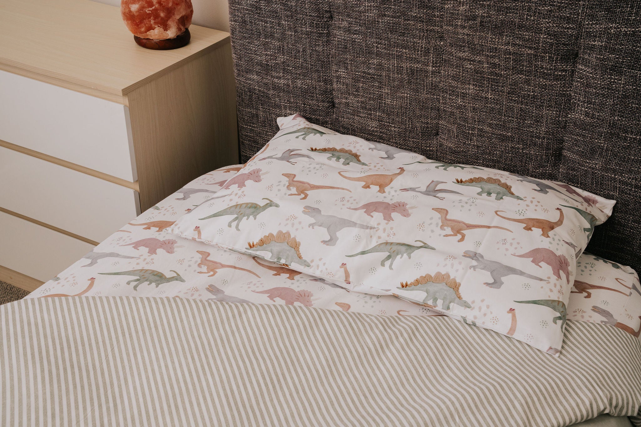 Waterproof Fitted Sheet in Single or King Single - Prehistoric