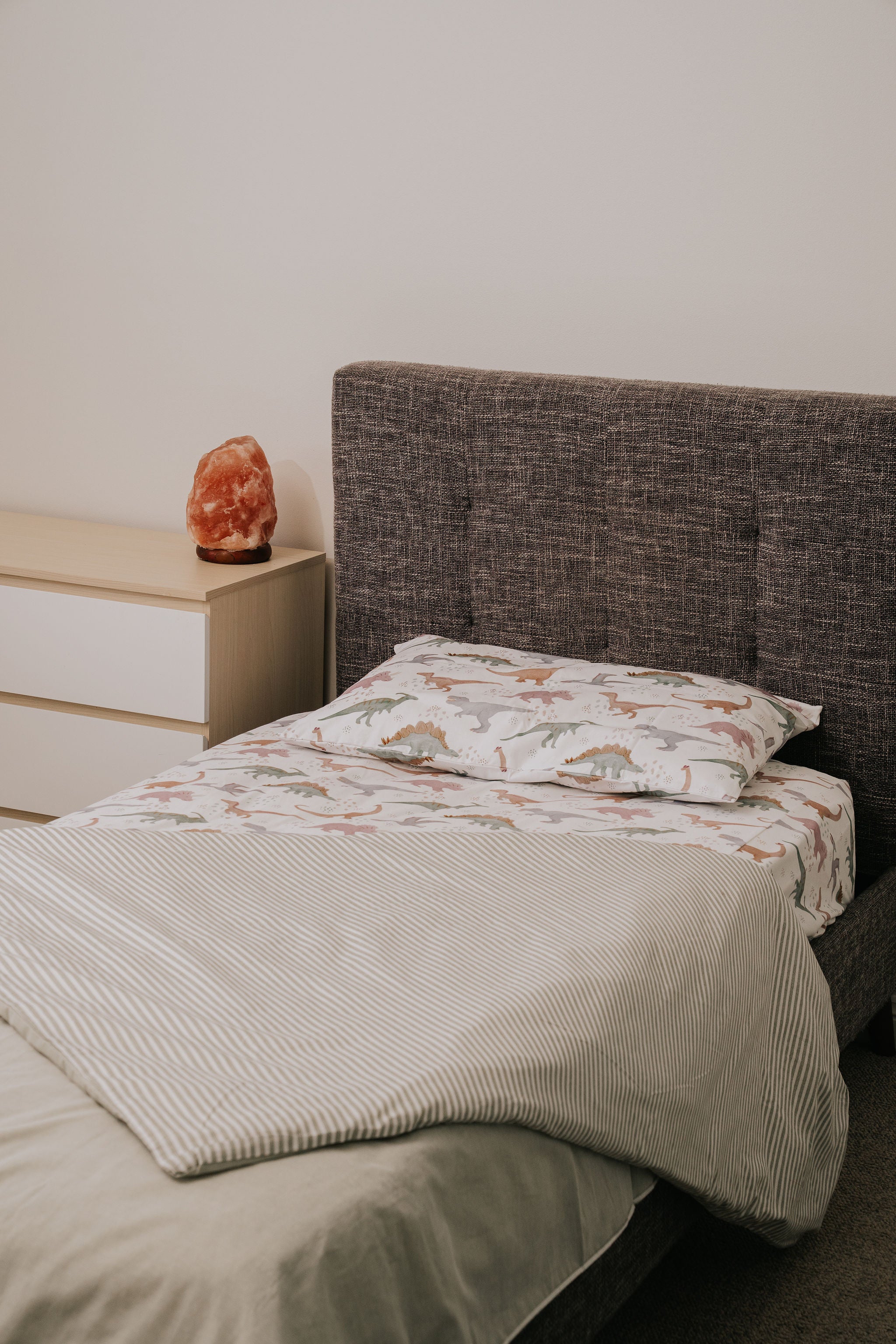 Waterproof Fitted Sheet in Single or King Single - Prehistoric