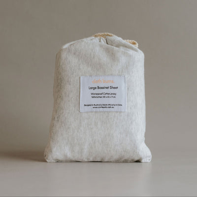 Co-Sleeper Waterproof Sheet - Grey Marle