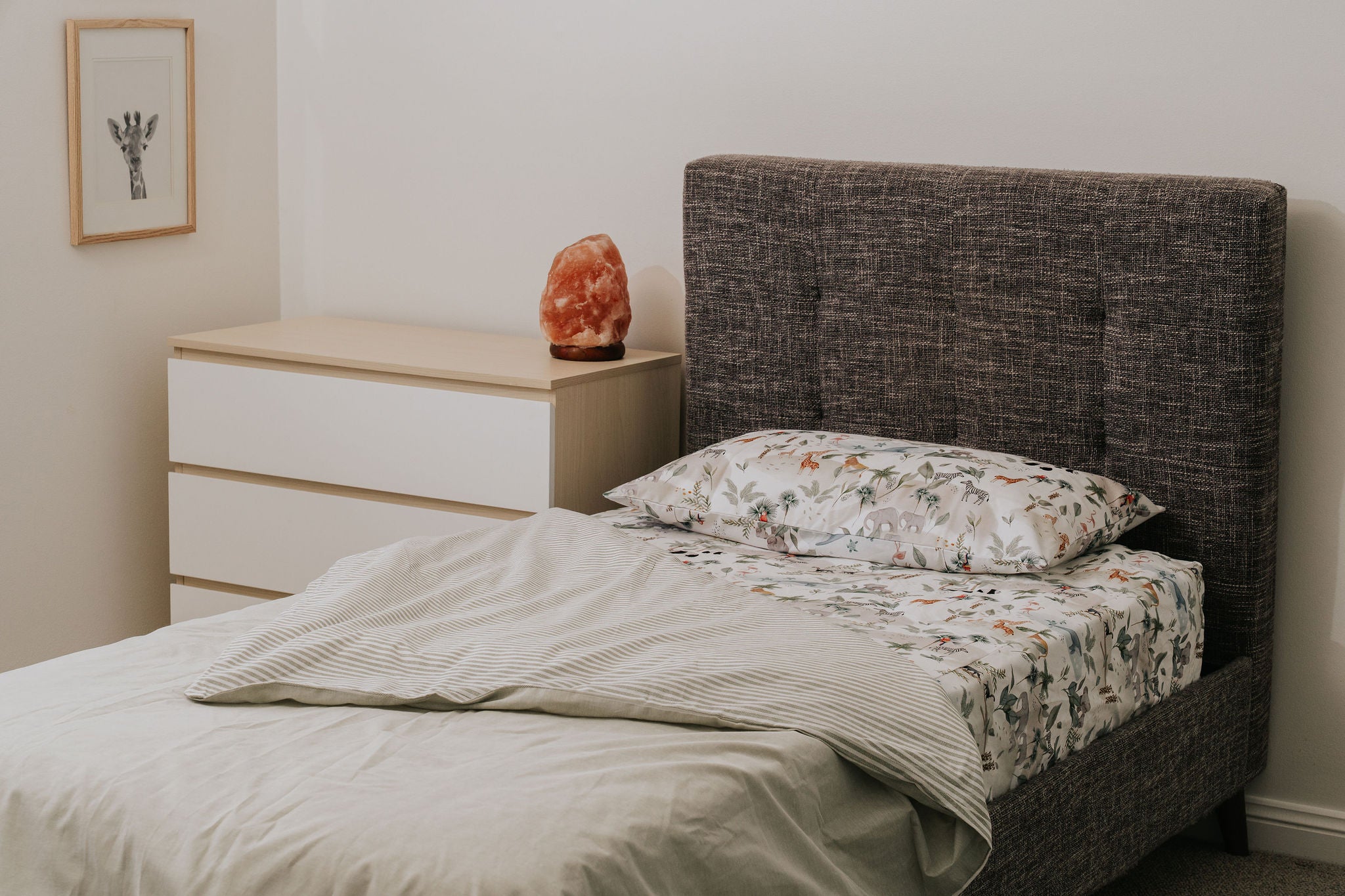 Waterproof Fitted Sheet in Single or King Single - Wild Ones