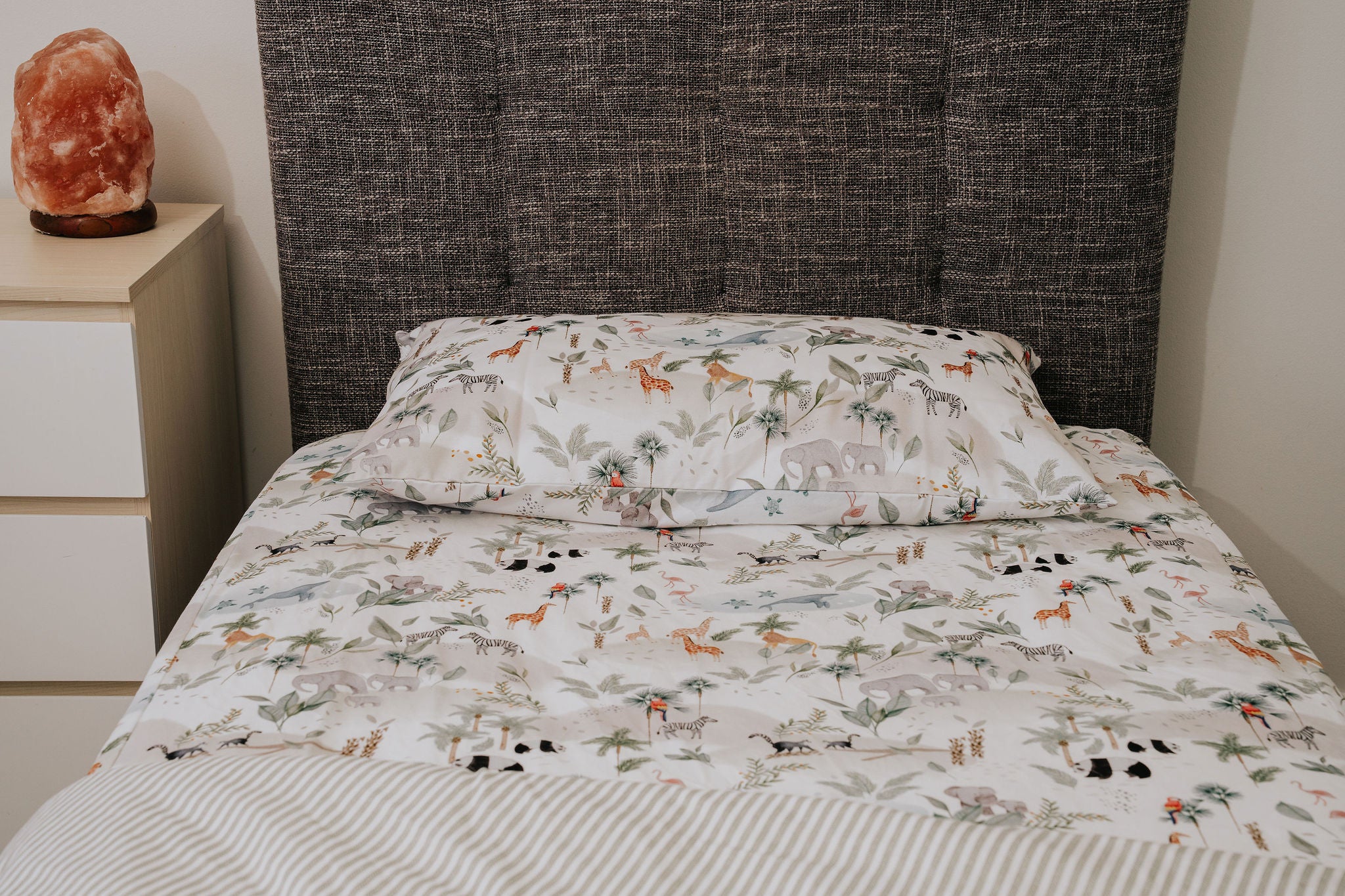Waterproof Fitted Sheet in Single or King Single - Wild Ones
