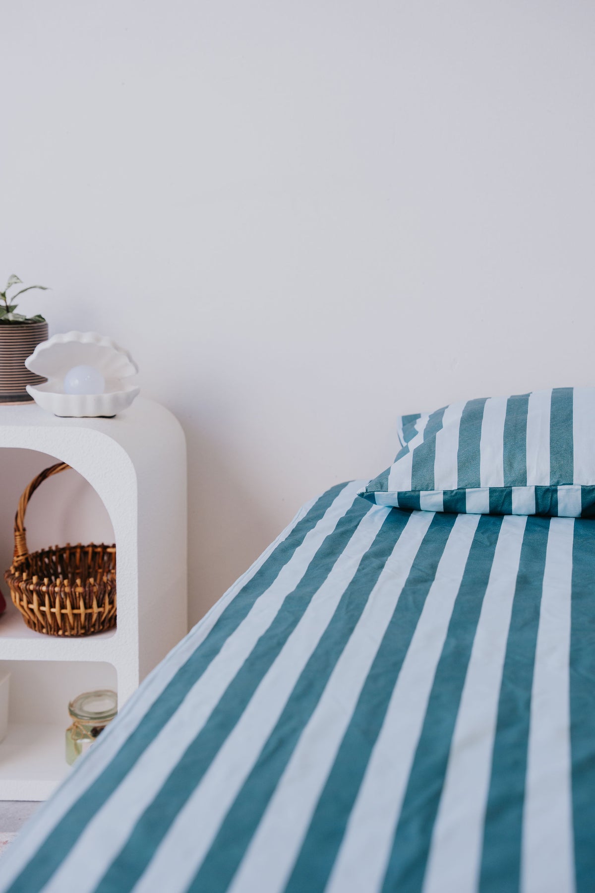 Waterproof Fitted Sheet in Single or King Single - Tide Line