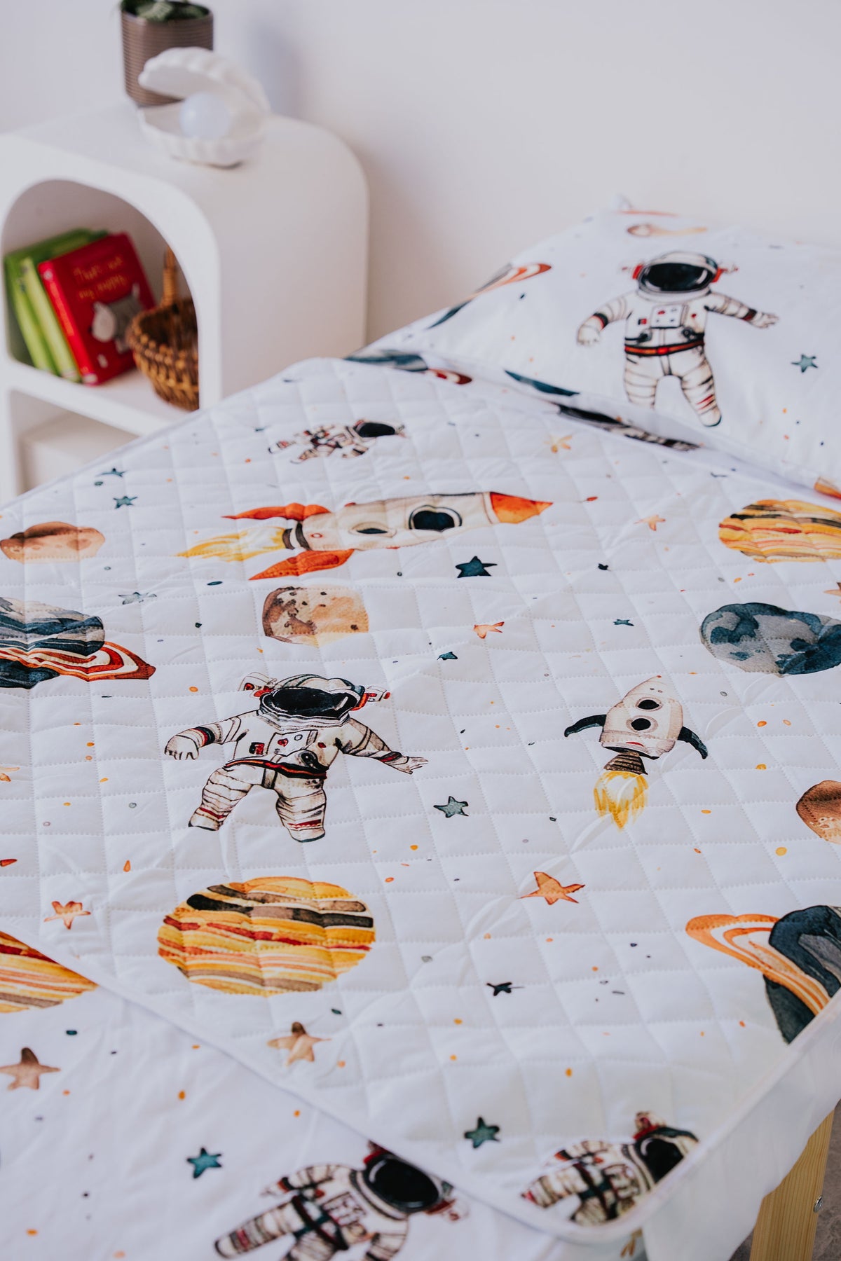 Waterproof Bed Mat - Space Jam