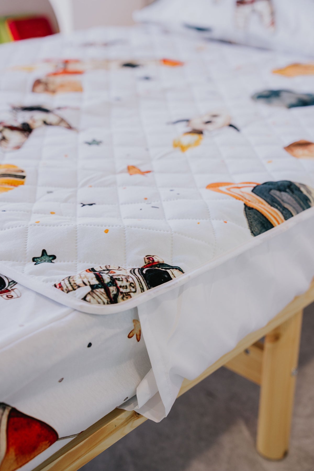Waterproof Bed Mat - Space Jam