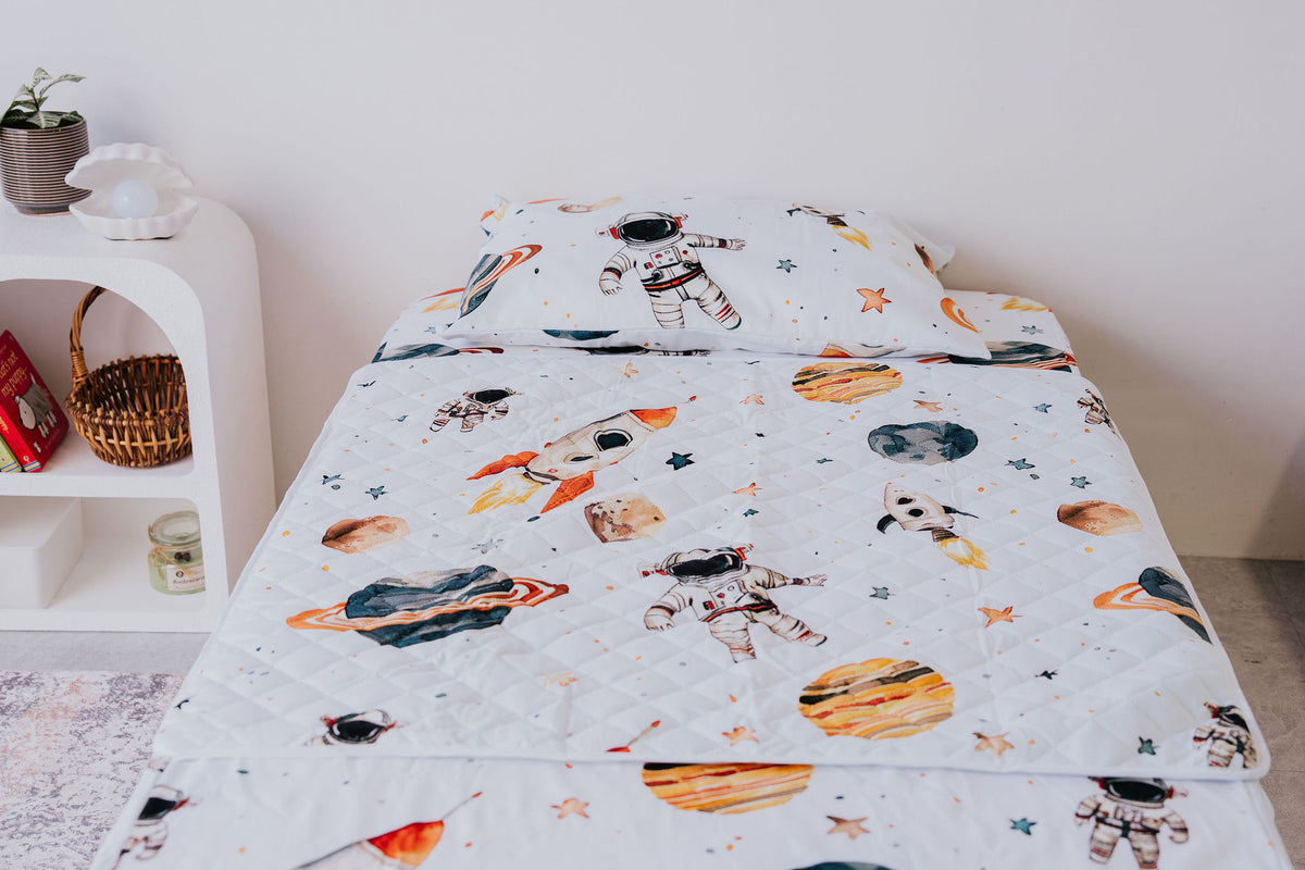 Waterproof Bed Mat - Space Jam