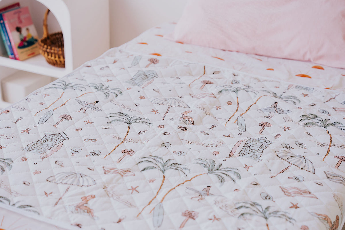 Waterproof Bed Mat - Retro Sands