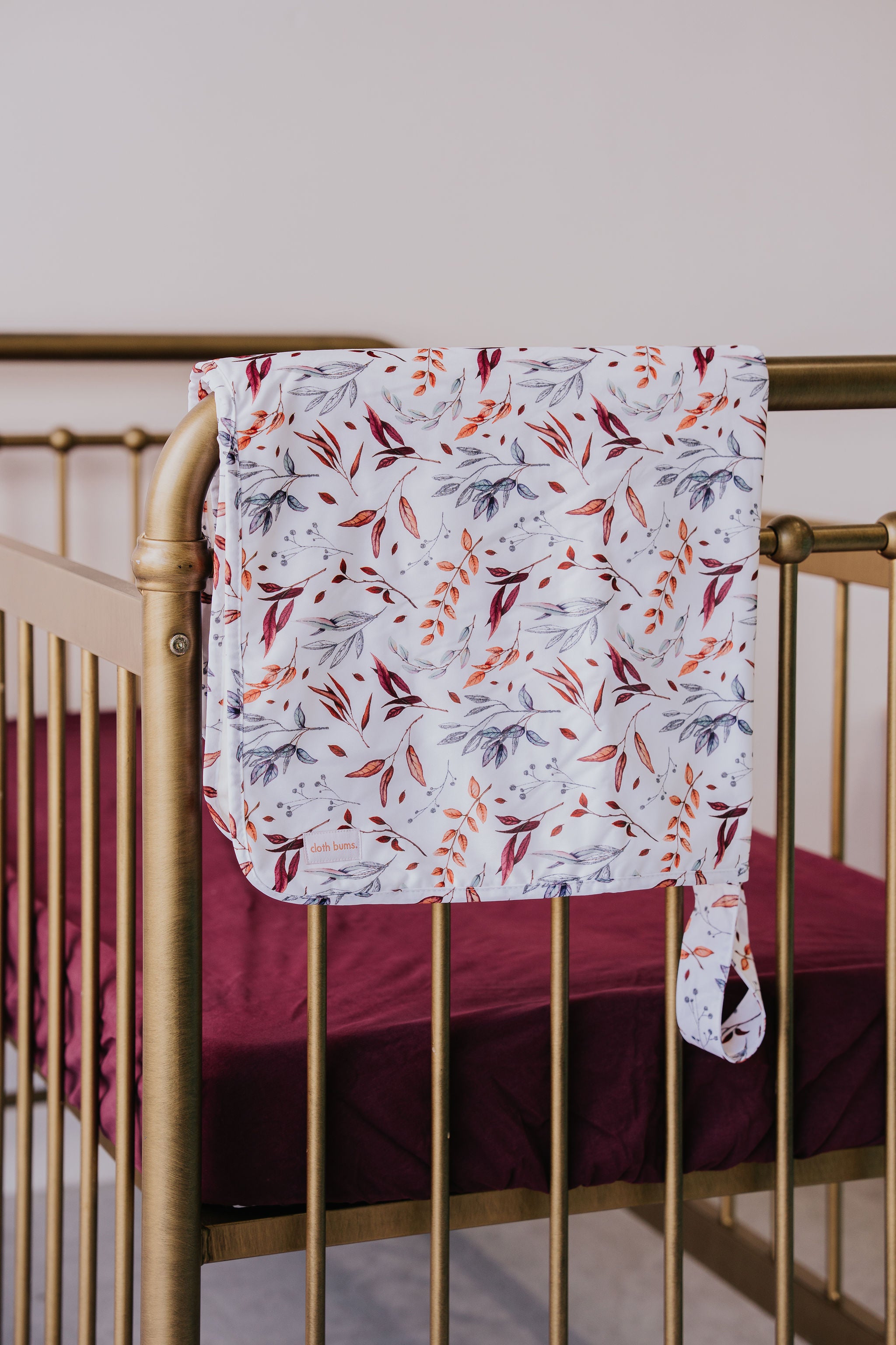 Waterproof Cot Sheet - Sangria
