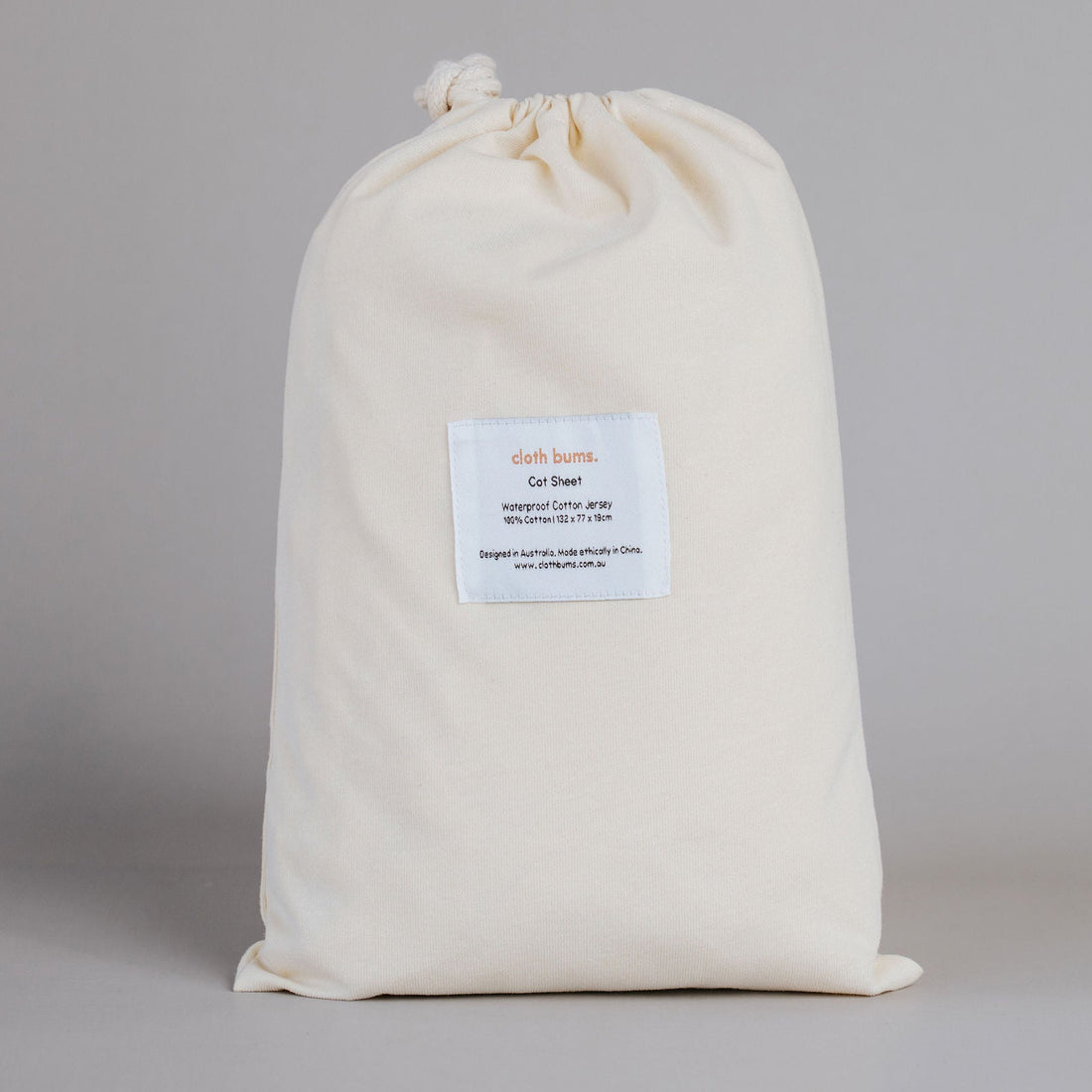 Waterproof Cot Sheet - Flax