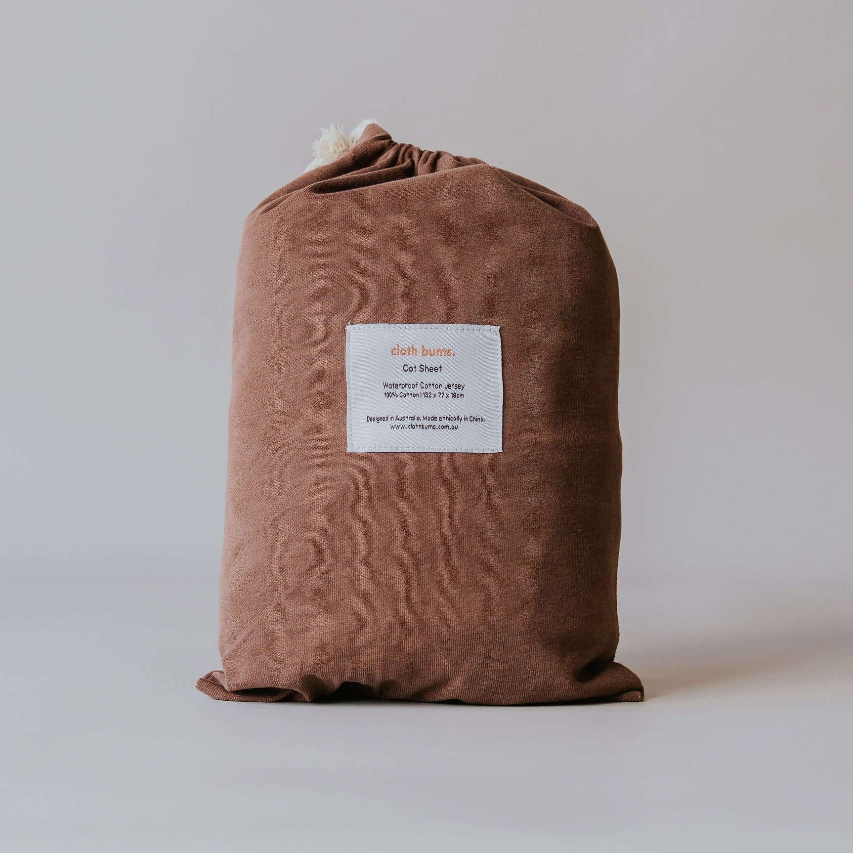 Waterproof Cot Sheet - Espresso