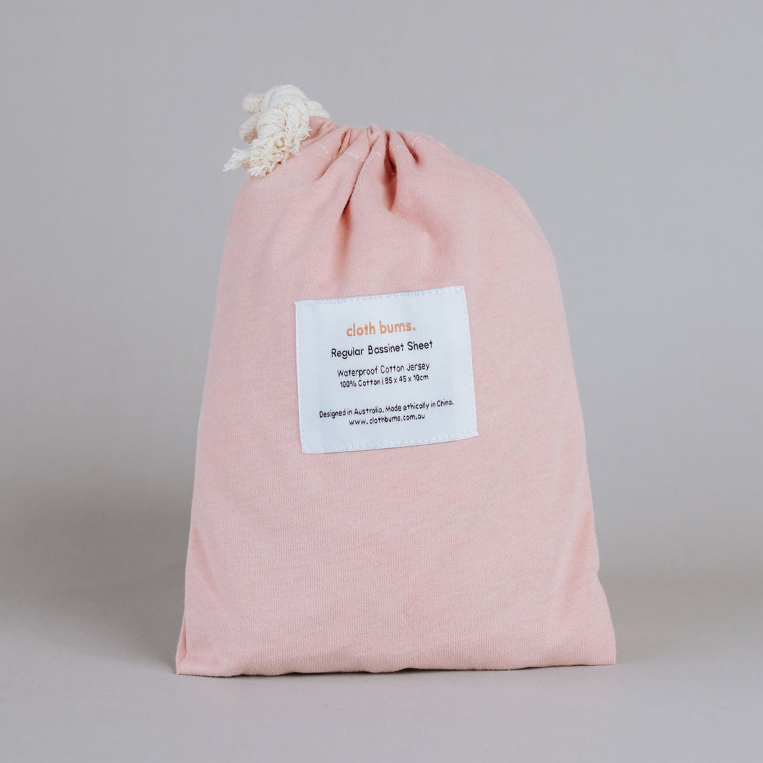 Regular Bassinet Waterproof Sheet - Musk