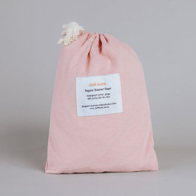 Regular Bassinet Waterproof Sheet - Musk