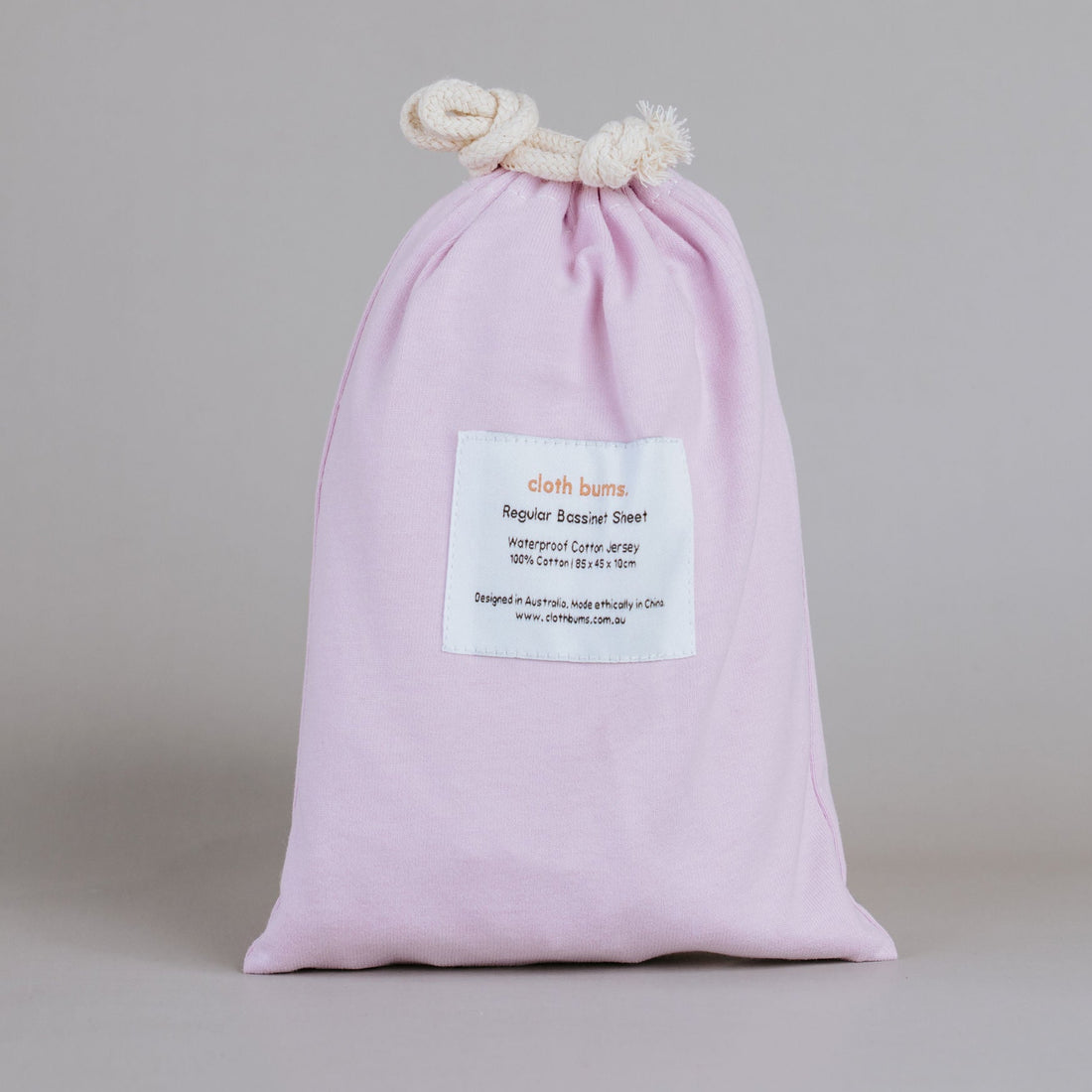 Regular Bassinet Waterproof Sheet - Lilac
