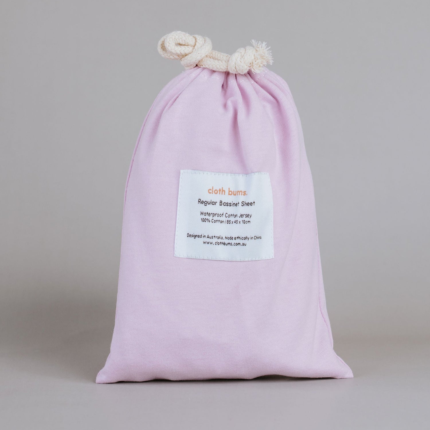 Regular Bassinet Waterproof Sheet - Lilac