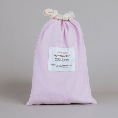 Regular Bassinet Waterproof Sheet - Lilac