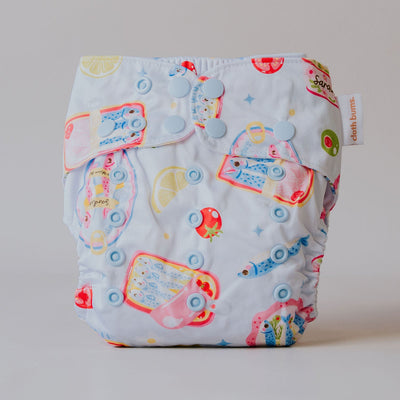 PIXIE One Size Fits Most Cloth Nappy - Riviera