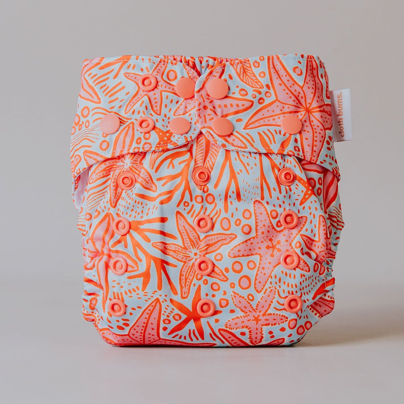 PIXIE One Size Fits Most Cloth Nappy - Reef Riot