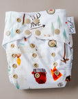 PIXIE One Size Fits Most Cloth Nappy - Happy Camper