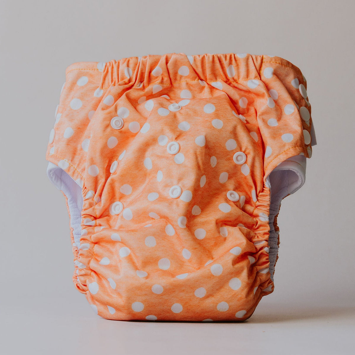 Big Kids pull-up nappy in Marmalade print by Cloth Bums