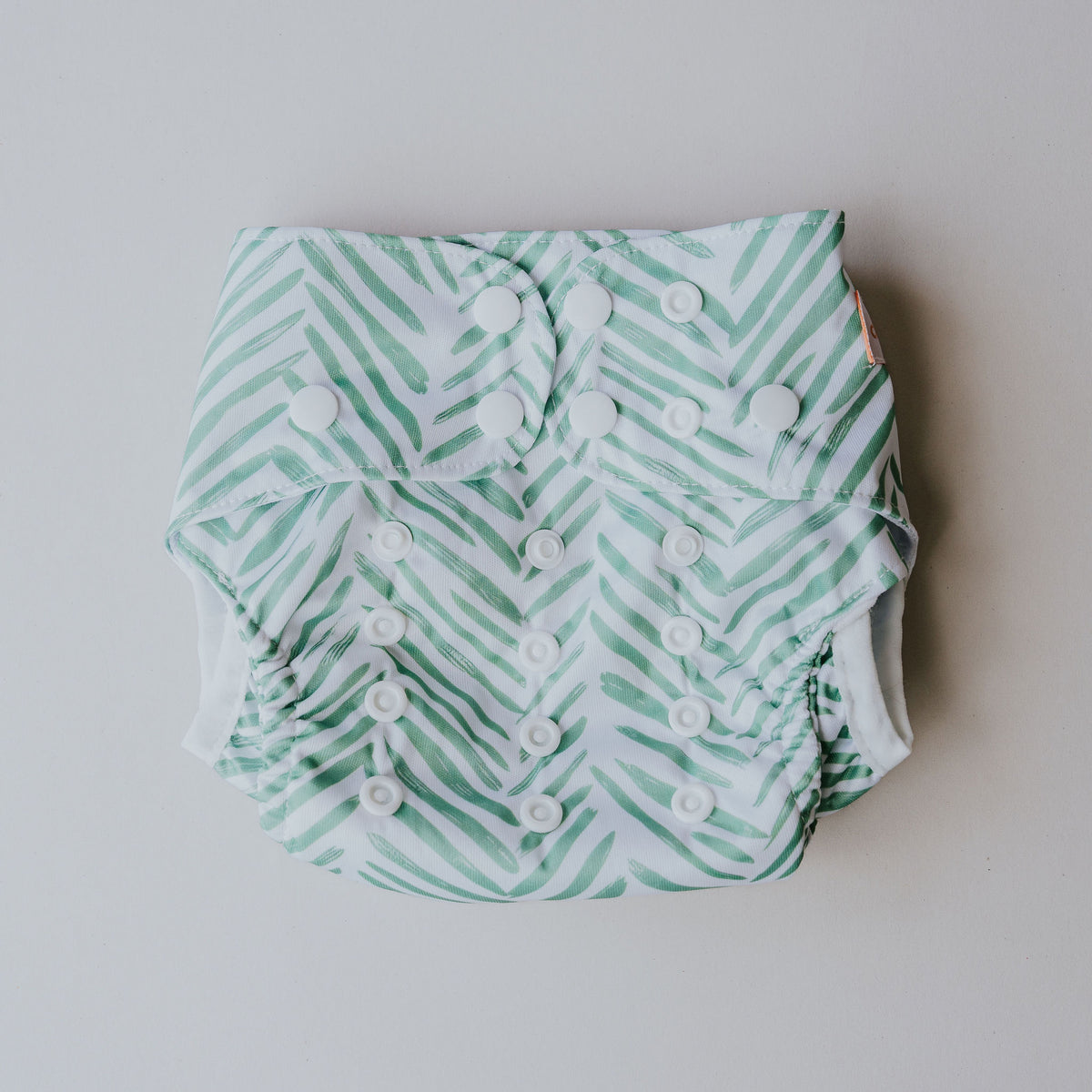 Hydra swim nappy in Greenhouse print by Cloth Bums