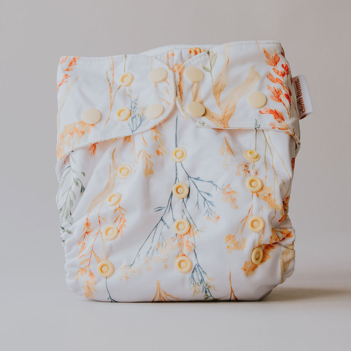 PIXIE one size cloth nappy in Wild Prairie print by Cloth Bums