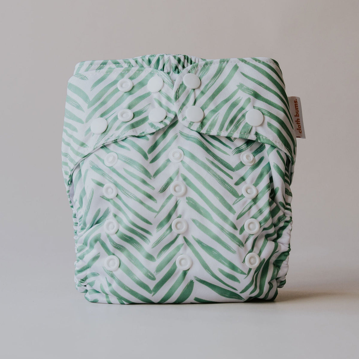 PIXIE one size cloth nappy in Greenhouse print by Cloth Bums