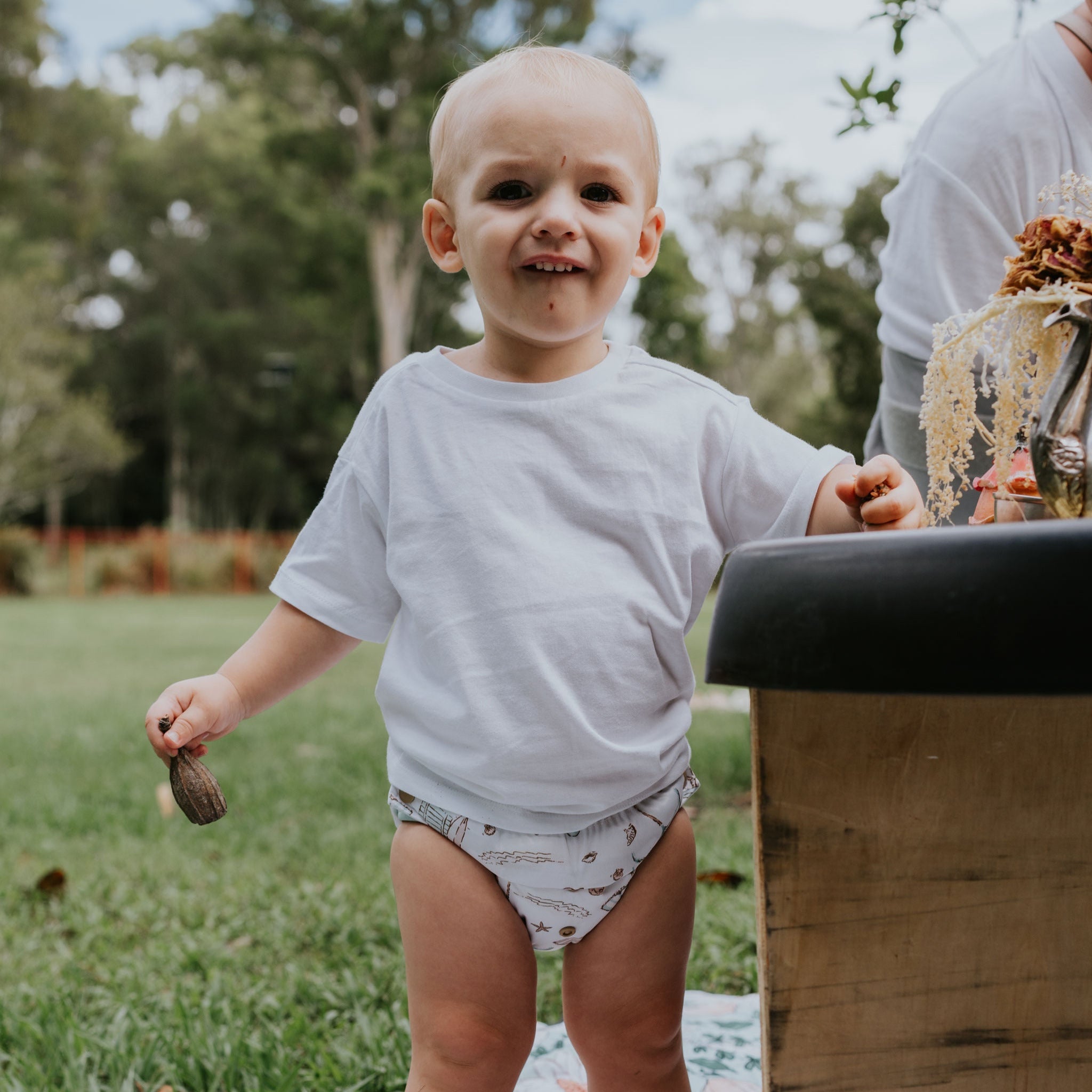 GREMLIN Pull Up Cloth Nappy/Training Pant - Retro Sands