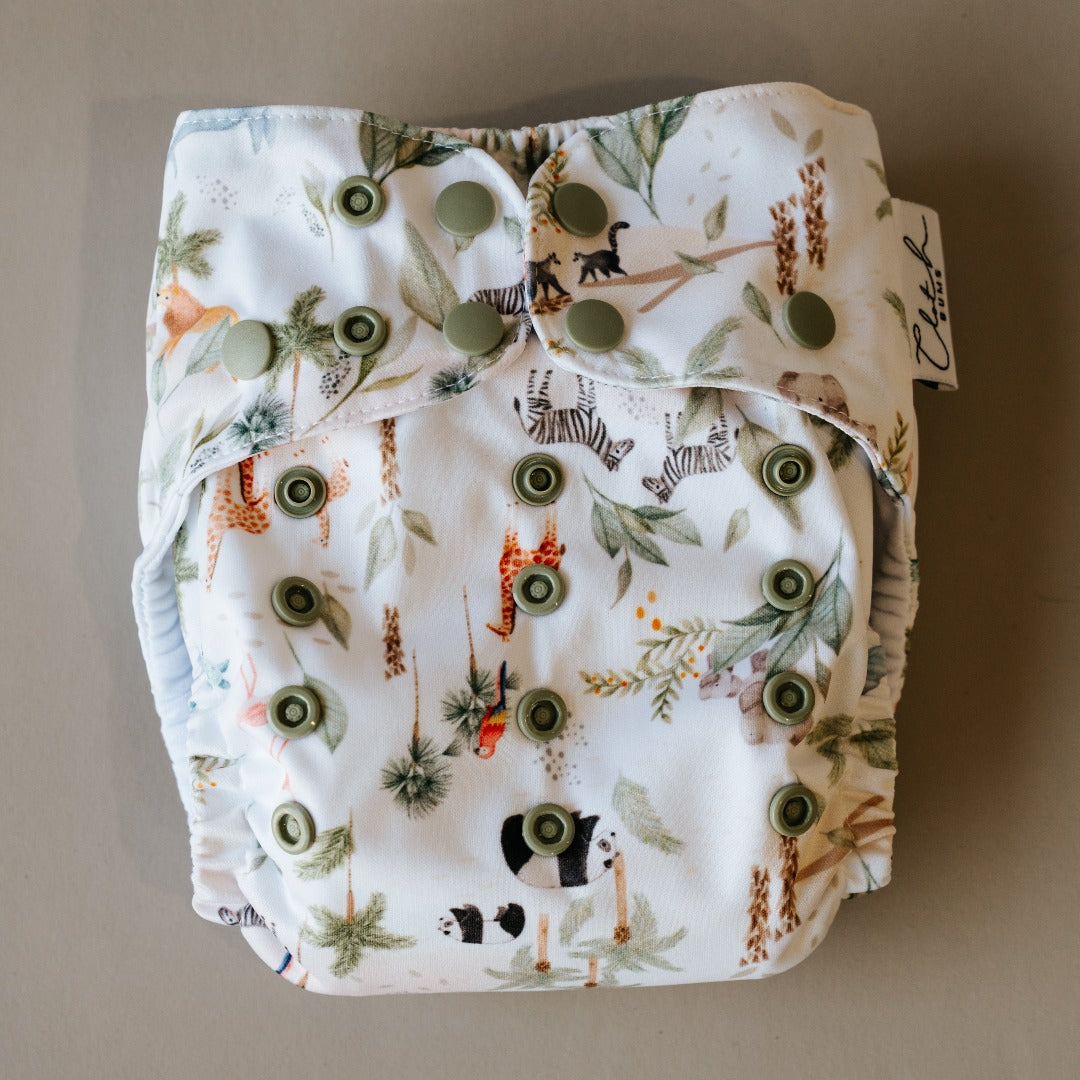 PIXIE One Size Fits Most Cloth Nappy - Wild Ones