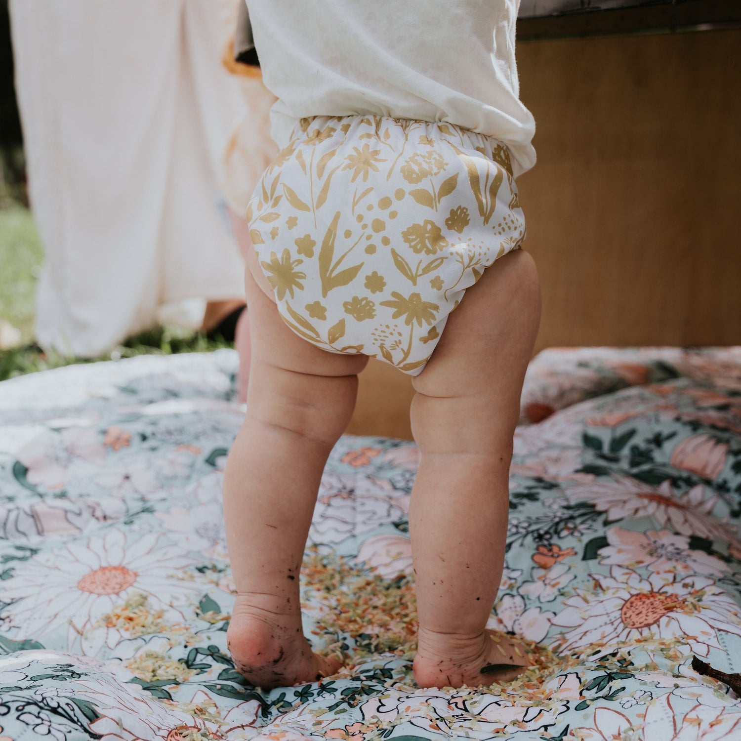 PIXIE One Size Fits Most Cloth Nappy - Golden Hour