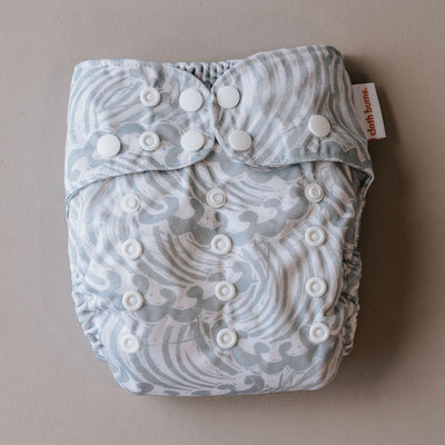 PIXIE One Size Fits Most Cloth Nappy - Wave Rider
